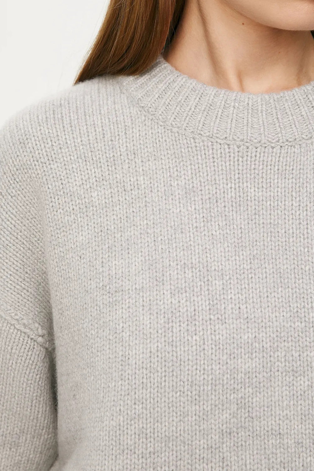 Basic Bae Round Neck Dropped Shoulder Sweater STYLE SOURCE