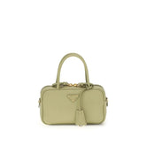Prada Bicolor Calf Leather Bos Taurus Handbag Prada