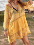 Lace Detail Plunge Cover-Up Dress STYLE SOURCE