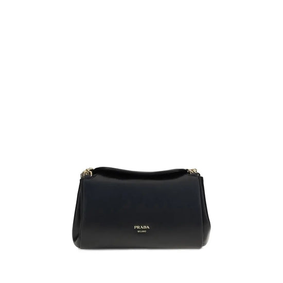 Prada Black Calf Leather Bos Taurus Shoulder Bag Prada
