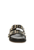 Jayata Metallic Stud Embellished Sliders STYLE SOURCE