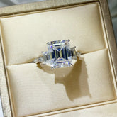 5 Carat Moissanite 925 Sterling Silver Ring STYLE SOURCE