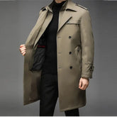 New Trench Coat Men Long Liner Detachable STYLE SOURCE