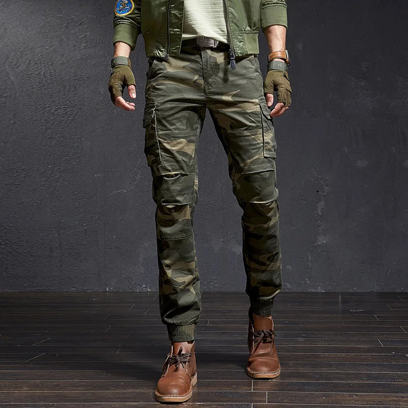 Fashion High Quality Slim Military Camouflage Joggers STYLE SOURCE