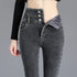 Thermal Winter Thick Fleece High-waist Warm Skinny Jeans STYLE SOURCE