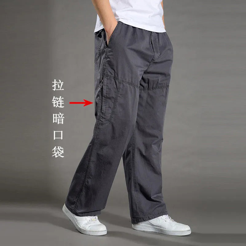 Men's Cargo Pants Summer Spring Cotton Climbing Joggers STYLE SOURCE