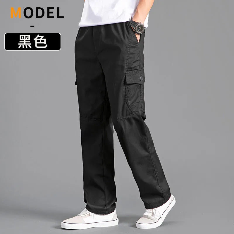 Men's Cargo Pants Summer Spring Cotton Climbing Joggers STYLE SOURCE