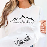 Keep Climbing Graphic Sweatshirt STYLE SOURCE