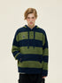 Kangaroo Stripes Hooded Casual Loose Pullover STYLE SOURCE