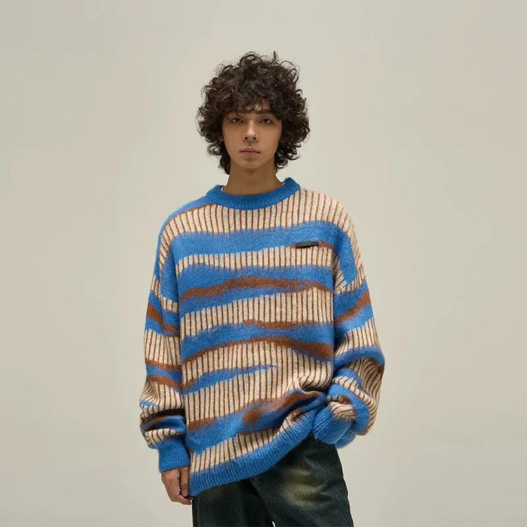 Autumn and Winter American Retro Sweater for Men STYLE SOURCE