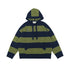 Kangaroo Stripes Hooded Casual Loose Pullover STYLE SOURCE