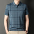 Korean Polo Shirts for Men Casual Short Sleeve Slim Fashion Shirts STYLE SOURCE