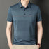 Korean Polo Shirts for Men Casual Short Sleeve Slim Fashion Shirts STYLE SOURCE