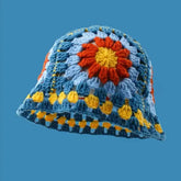 2023 Autumn New Crochet Hat Korean Handmade Bucket Hat STYLE SOURCE