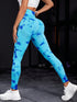 47 Color Marbling Tie-Dye Yoga Pants STYLE SOURCE