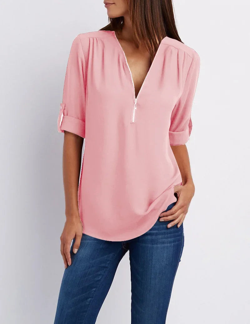 Summer Women Cool Loose Shirt STYLE SOURCE