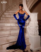 LORIE Royal Blue Mermaid Evening Dresses STYLE SOURCE