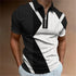 Men Polo Shirt Stripes Short Sleeve T-shirt STYLE SOURCE