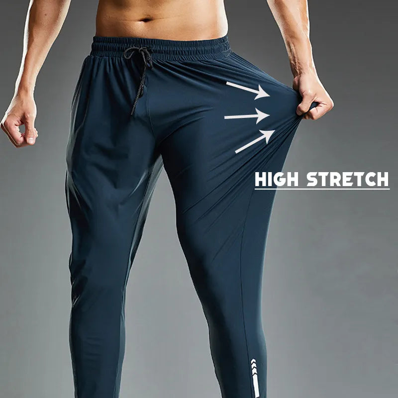 Summer Elastic Men Running Sport Pants Jogging Sweatpants STYLE SOURCE