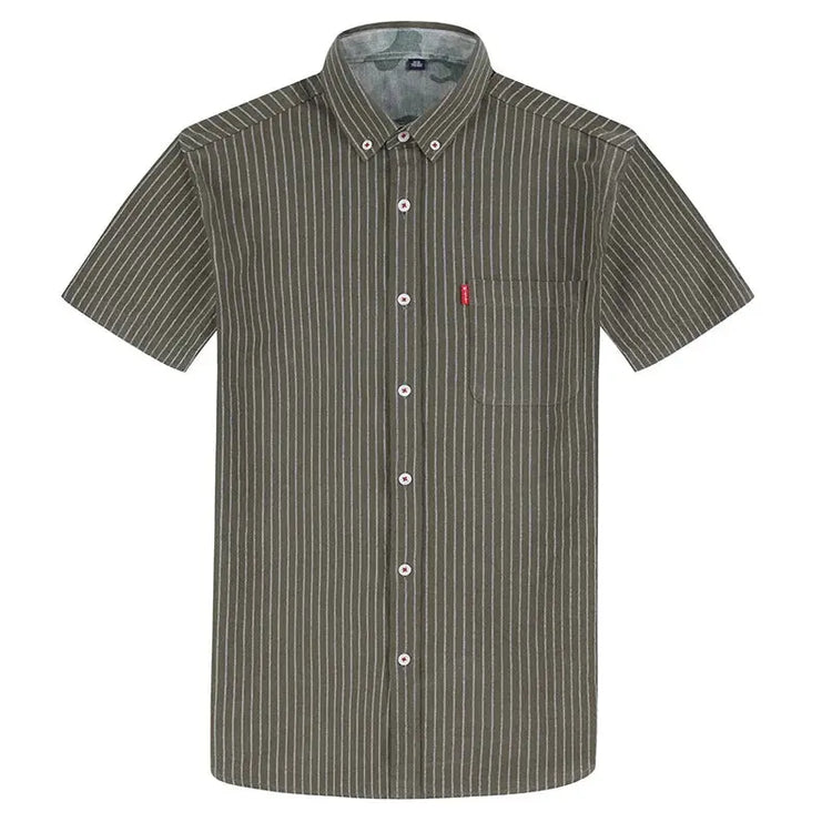 Mens Plaid Cotton Casual Dress Shirts Slim Fit Long Sleeve Button Down STYLE SOURCE