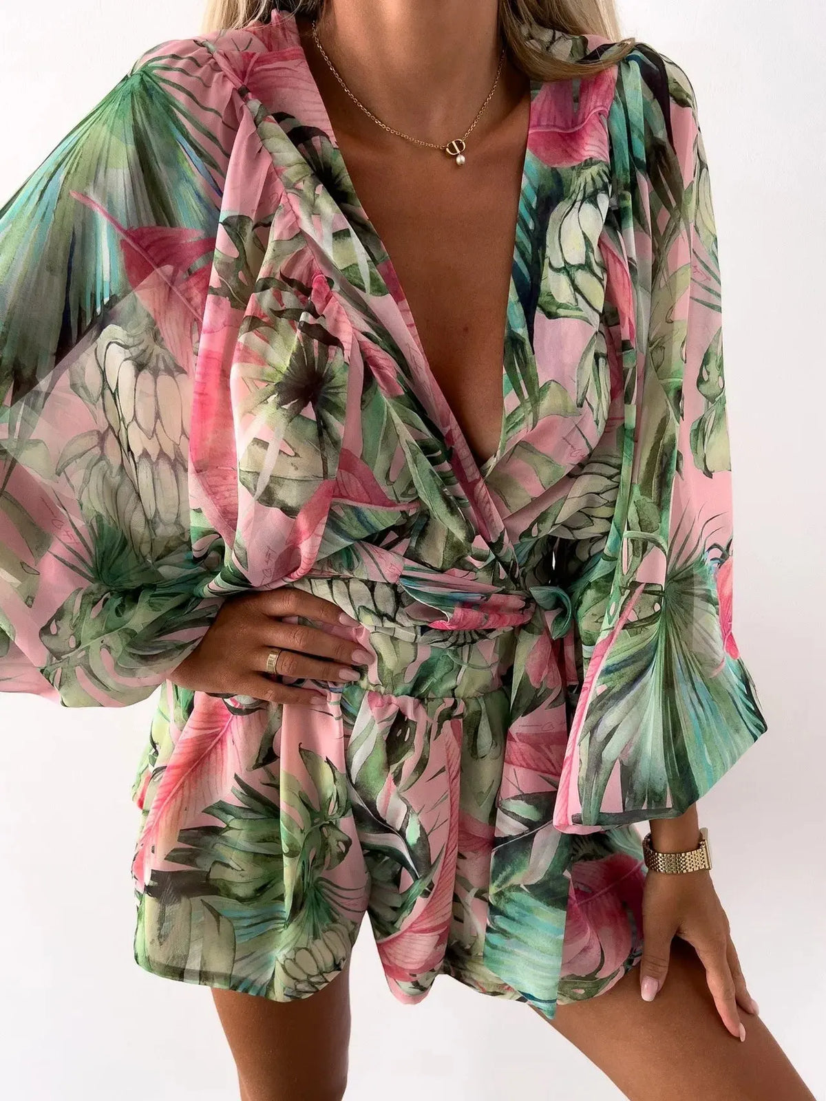 2023 Sexy Deep V Neck Jumpsuit For Women STYLE SOURCE