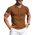 New Summer Polo Men Solid Stripe Fitness STYLE SOURCE