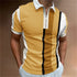 Men Polo Shirt Stripes Short Sleeve T-shirt STYLE SOURCE