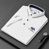 2023 New Embroidered Polo Shirt Men&