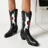 Female Love Heart Mid Calf Boots Women STYLE SOURCE