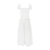 Suninheart White Cropped Corset Tops Set STYLE SOURCE