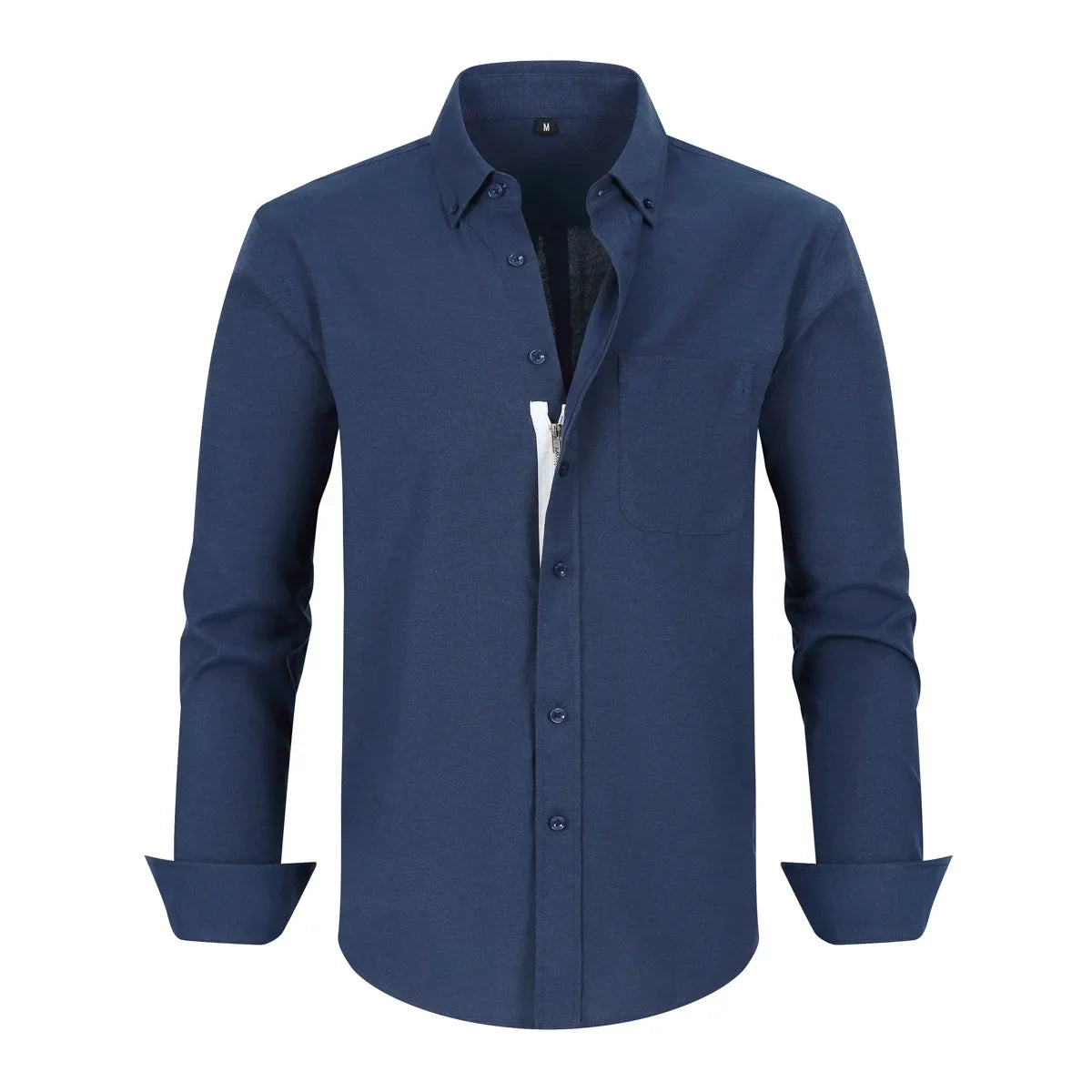 Men's Oxford Stretch Zip Shirt STYLE SOURCE