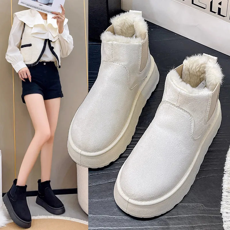 Winter Women Snow Boots Plush STYLE SOURCE