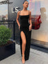 Nibber red black New year christmas party long dresses STYLE SOURCE