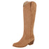 Hot Plus Size 45 Women's Embroidered Western Knee High Boots STYLE SOURCE