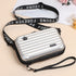 Women's Clutch Small PVC Shoulder Bag Suitcase Shape STYLE SOURCE