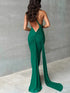 Backless Adjustable Scarf Loop Ruched Sexy Maxi Dress STYLE SOURCE