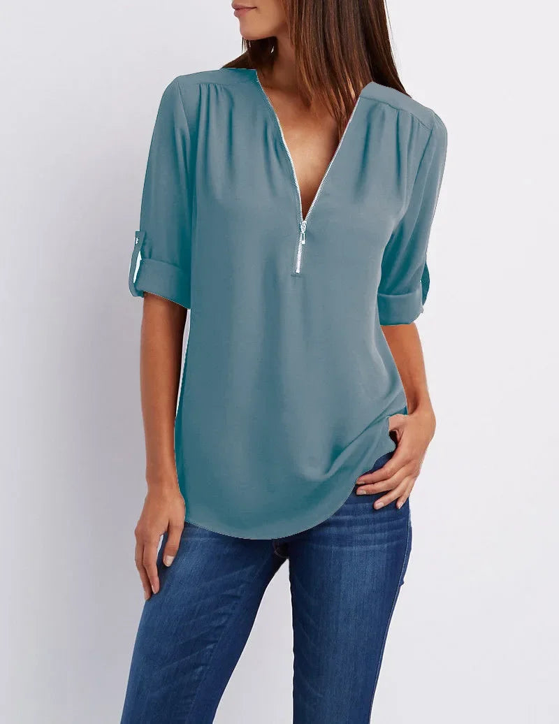 Summer Women Cool Loose Shirt STYLE SOURCE