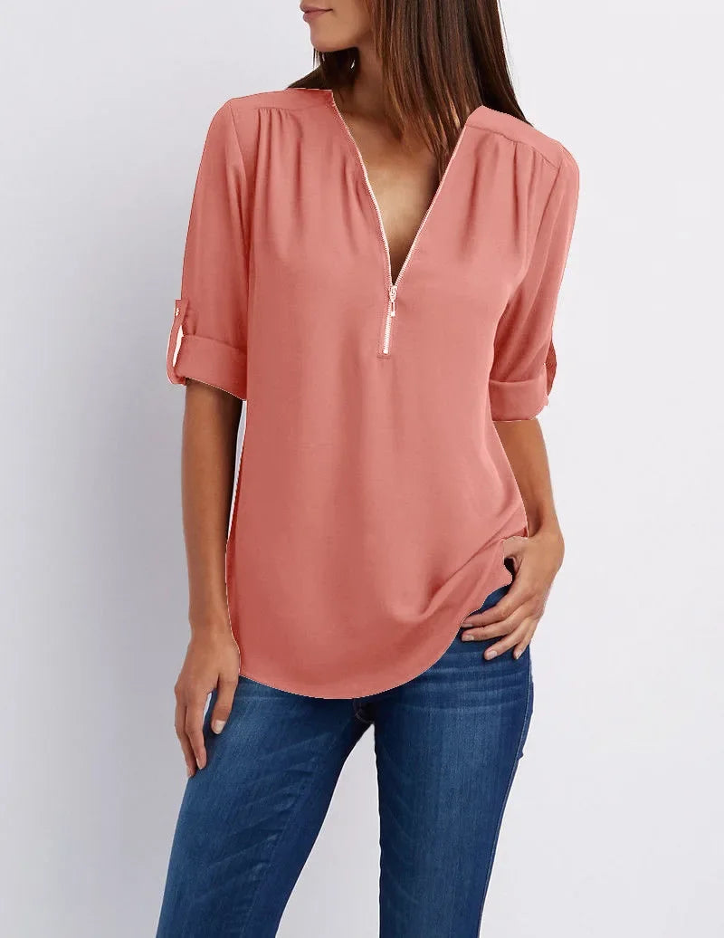 Summer Women Cool Loose Shirt STYLE SOURCE