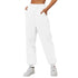 Wide Leg Pants For Women’S Fleece Plain Fitness Joggers STYLE SOURCE