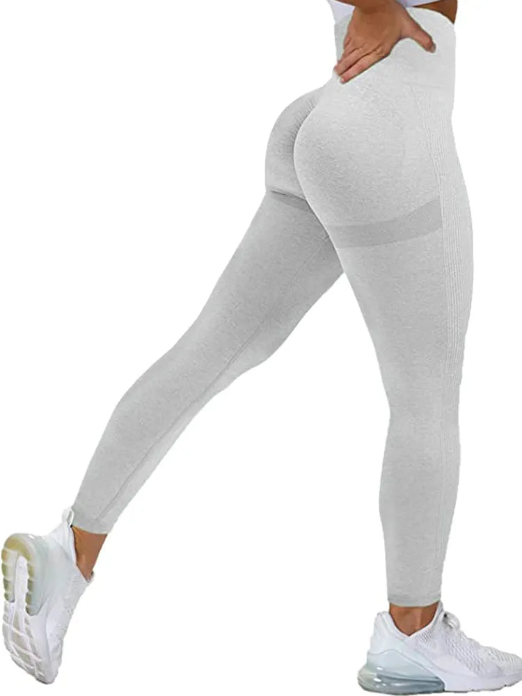 Women Seamless Workout Black Sports Leggings STYLE SOURCE