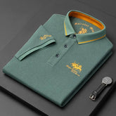 2023 New Embroidered Polo Shirt Men&