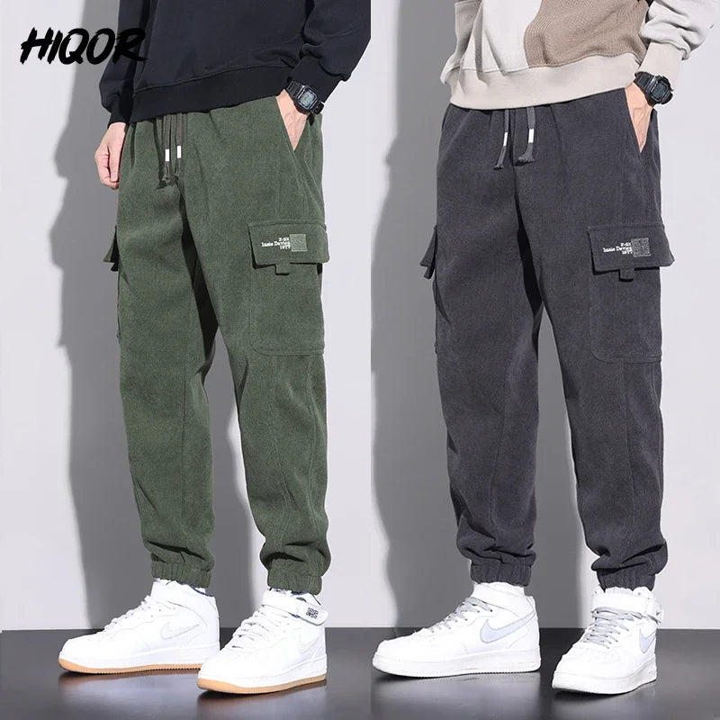 HIQOR Pants for Mens 2023 Winter Fleece Casual Pants STYLE SOURCE