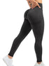 Women Seamless Workout Black Sports Leggings STYLE SOURCE