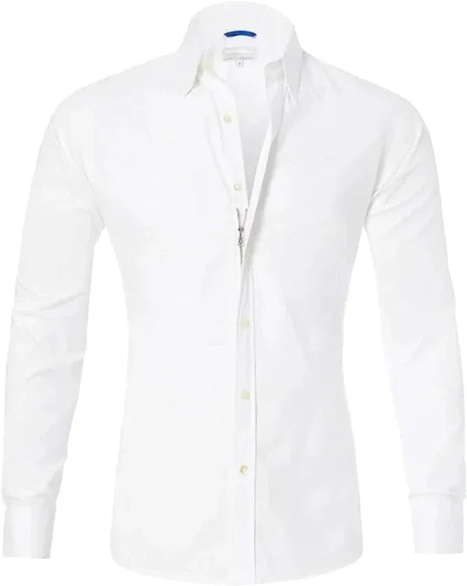 Men's Oxford Stretch Zip Shirt STYLE SOURCE