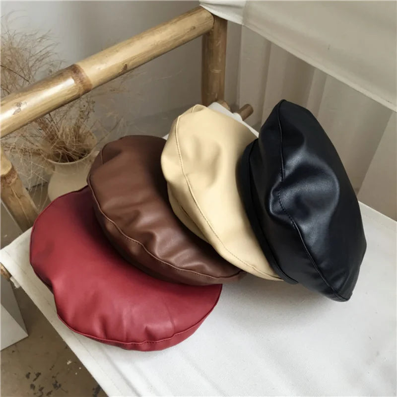 Women Girl Beret French Artist Warm Wool Winter Beanie Hat STYLE SOURCE