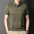 Korean Polo Shirts for Men Casual Short Sleeve Slim Fashion Shirts STYLE SOURCE