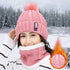 Winter Knitted Scarf Hat Set Thick Warm Skullies Beanies STYLE SOURCE