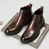 Vintage Men Ankle Boots Genuine Leather STYLE SOURCE