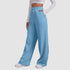 Wide Leg Pants For Women’S Fleece Plain Fitness Joggers STYLE SOURCE