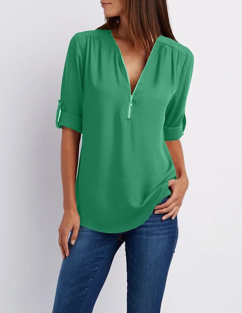 Summer Women Cool Loose Shirt STYLE SOURCE